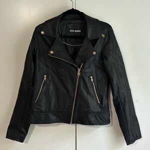 Steve Madden faux leather moto jacket